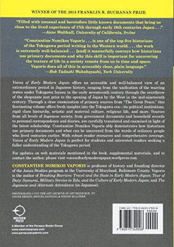 Voices of Early Modern Japan: Contemporary Accounts of Daily