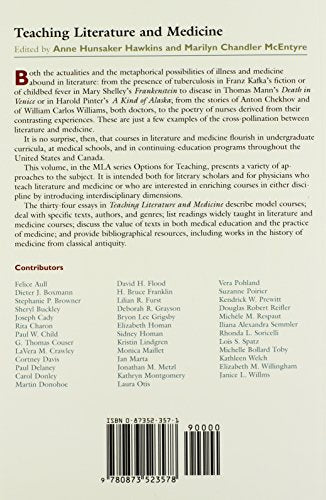 Teaching Literature and Medicine (Options for Teaching)