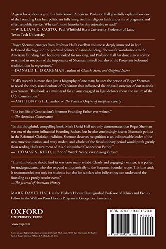 Roger Sherman and the Creation of the American Republic
