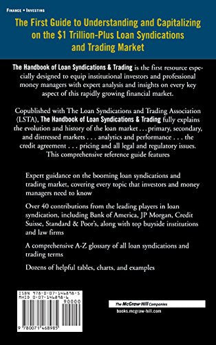 The Handbook of Loan Syndications and Trading