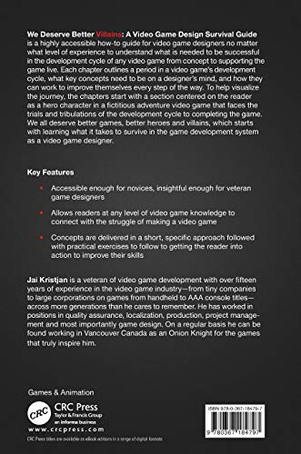 We Deserve Better Villains: A Video Game Design Survival Guide