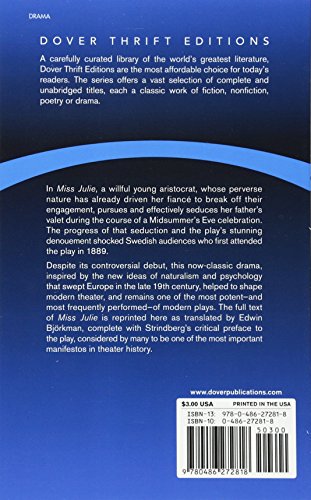 Miss Julie (Dover Thrift Editions: Plays)