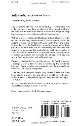 Siddhartha (A New Directions Paperback) by Hermann Hesse
