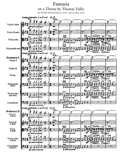Fantasia on a Theme by Thomas Tallis and Other Works for Orchestra in Full Score (Dover Orchestral Music Scores)
