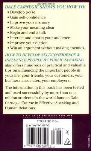 How to Develop Self-Confidence And Influence People By Public Speaking