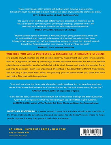 Better Presentations: A Guide for Scholars, Researchers, and Wonks