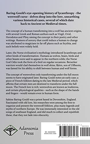 The Book of Werewolves: Being a Historic Account of a Terrible Superstition; the Myth and Legends of Lycanthropy (Hardcover)