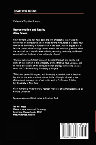 Representation and Reality (Representation and Mind)