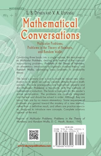 Mathematical Conversations: Multicolor Problems, Problems in the Theory of Numbers, and Random Walks (Dover Books on Mathematics)