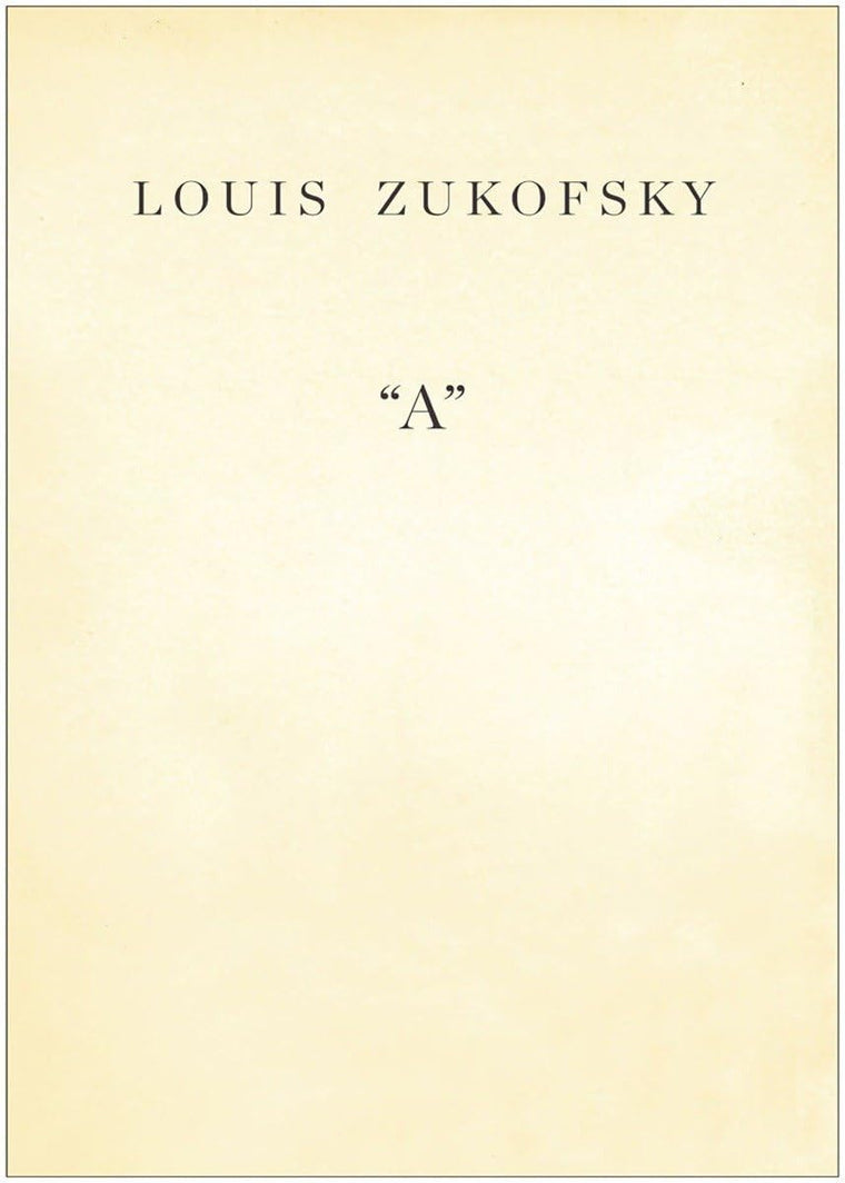 "A" (New Directions Books)