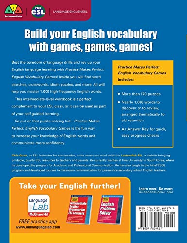 Practice Makes Perfect English Vocabulary Games (Practice Makes Perfect Series)
