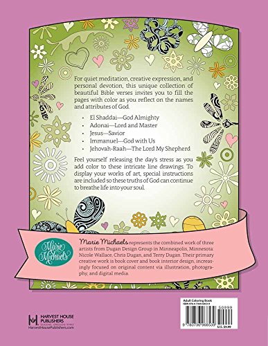 Color the Names of God (Color the Bible) by Michaels, Marie