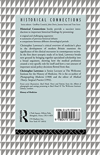 Medicine in the Making of Modern Britain, 1700-1920 (Historical Connections)
