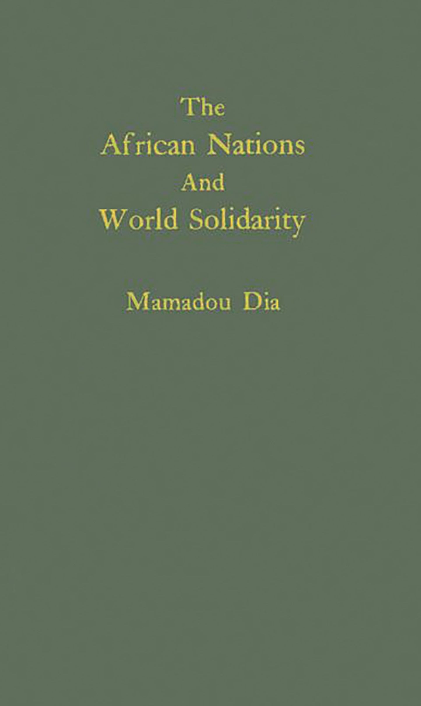 The African Nations and World Solidarity