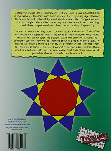 Geometric Shapes Activity Book: Reinforcing Many Key Concepts of Polyhedra