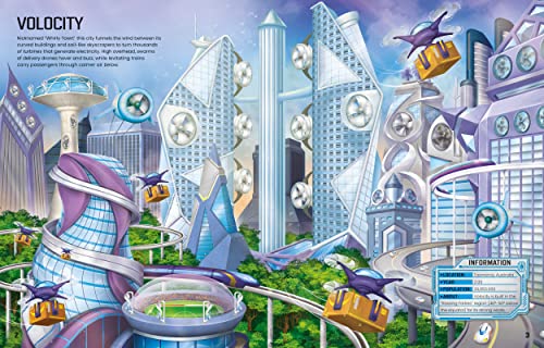 Build Your Own Futuristic Cities (Build Your Own Sticker Book)