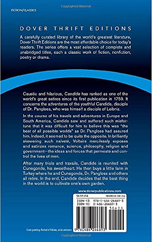Candide (Dover Thrift Editions)