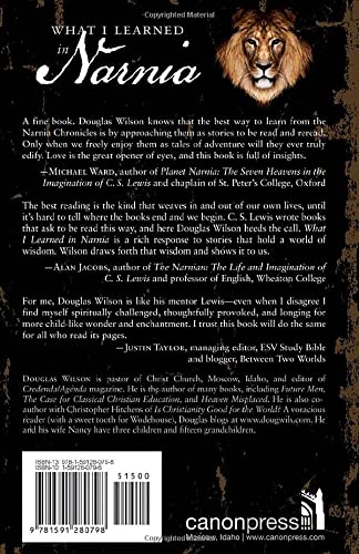 What I Learned in Narnia — back cover