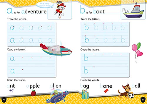 Paw Patrol First Letters Activity Book: Get ready for school with Paw Patrol