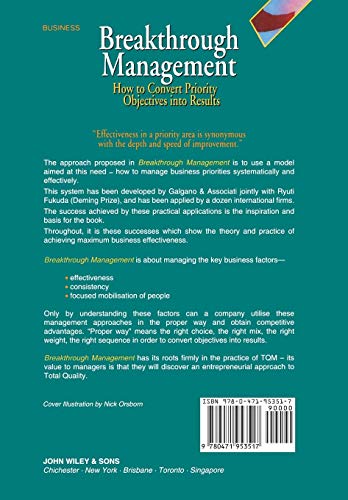 Breakthrough Management: How to Convert Priority Objectives into Results