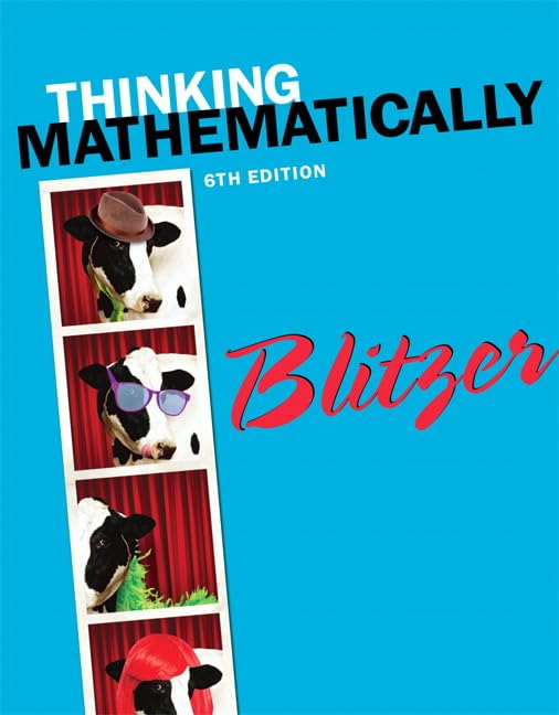 Thinking Mathematically plus NEW MyLab Math with Pearson eText -- Access Card Package