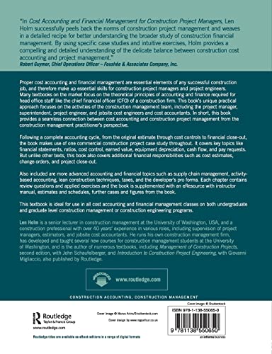 Cost Accounting and Financial Management for Construction Project Managers