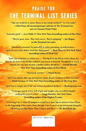 Only the Dead: A Thriller (6) (Terminal List) — back cover