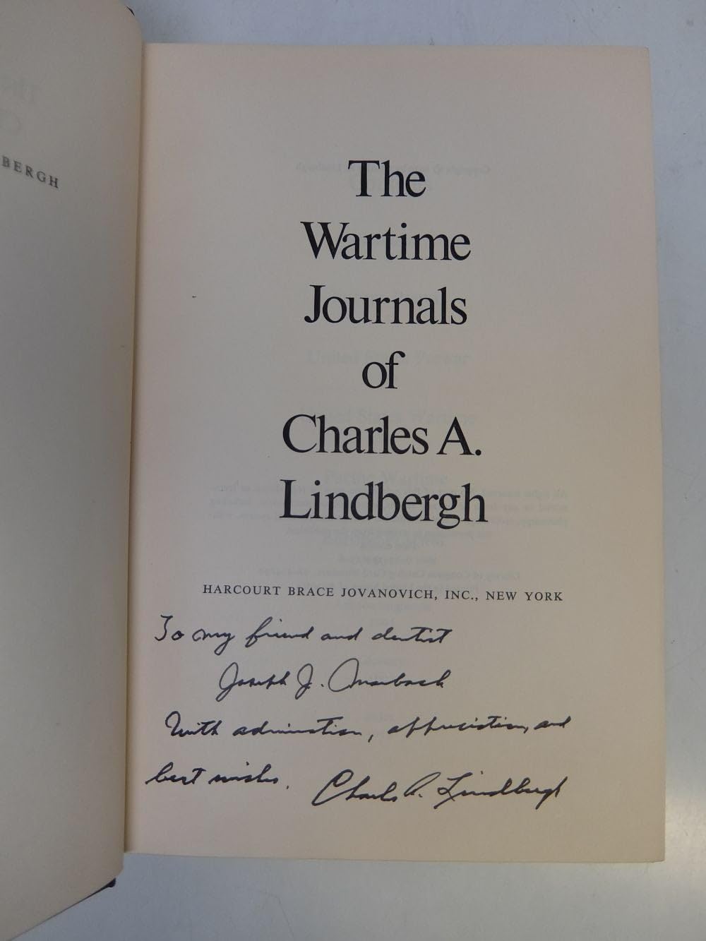 The Wartime Journals of Charles A. Lindbergh