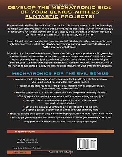 Mechatronics for the Evil Genius: 25 Build-it-Yourself Projects
