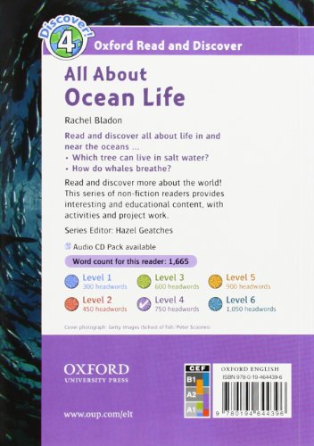 Read and Discover: Level 4: 750-Word VocabularyAll About Ocean Life (Oxford Read and Discover, Level 4)