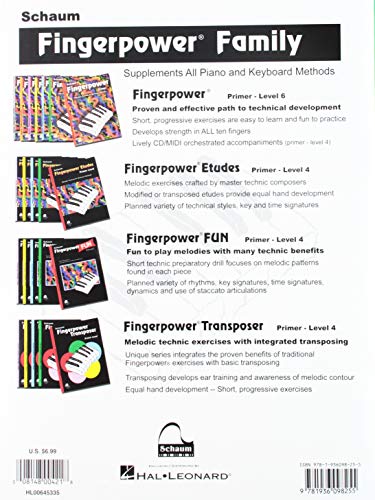 Fingerpower: Level 1 (Schaum Publications Fingerpower) - Piano Sheet Music Book (Schaum Publications Fingerpower(r))