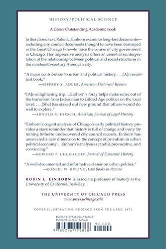 Property Rules: Political Economy in Chicago, 1833-1872