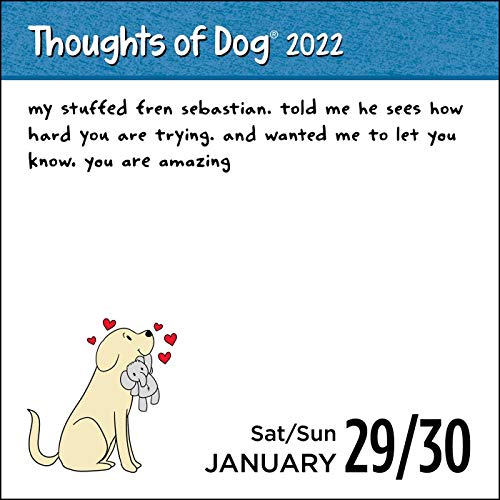 Thoughts of Dog 2022 Day-to-Day Calendar