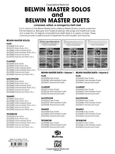 Belwin Master Duets (Flute), Vol 1: Intermediate