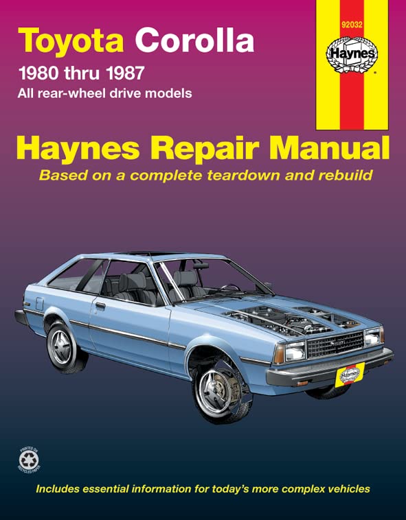 Toyota Corolla (rwd) '80'87 (Haynes Repair Manuals)
