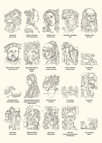 1000 Dot-to-Dot: Masterpieces by Pavitte, Thomas