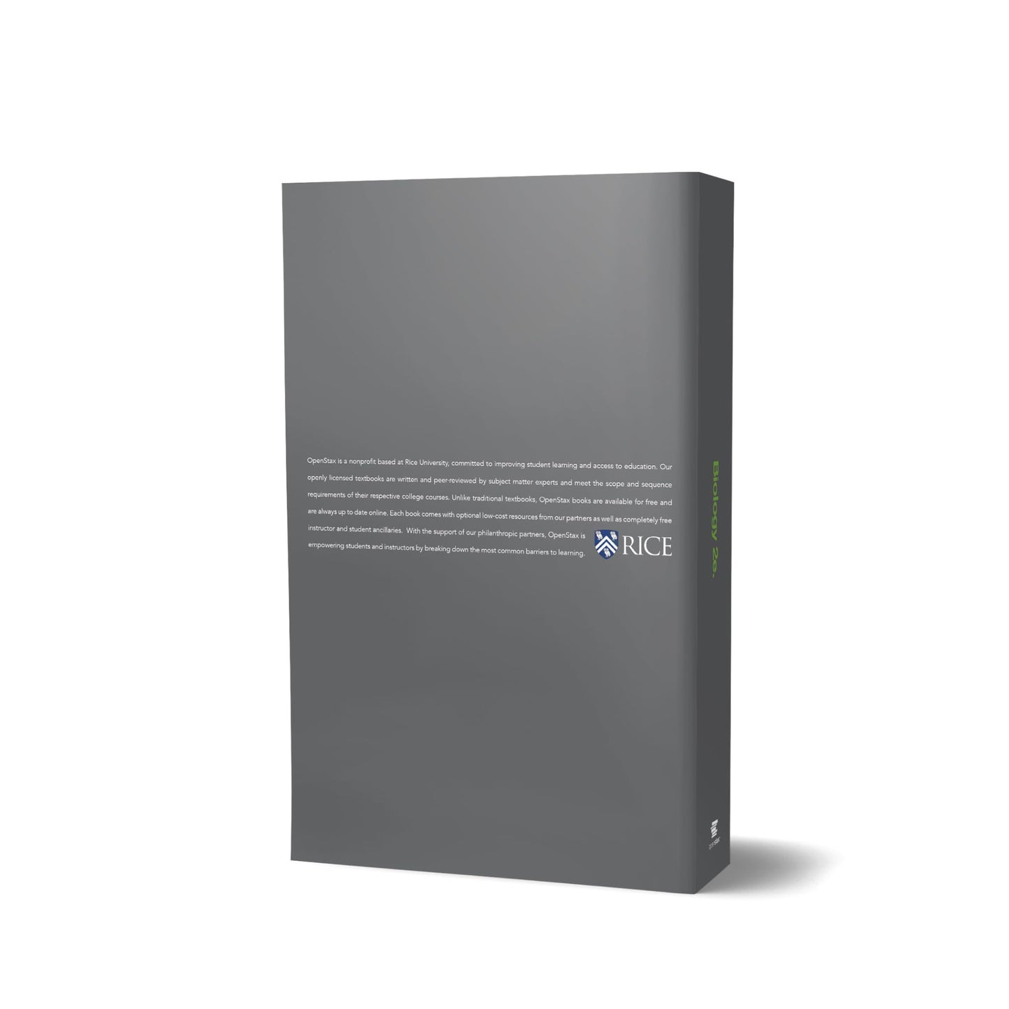 Biology 2e by OpenStax (paperback version, B&W)