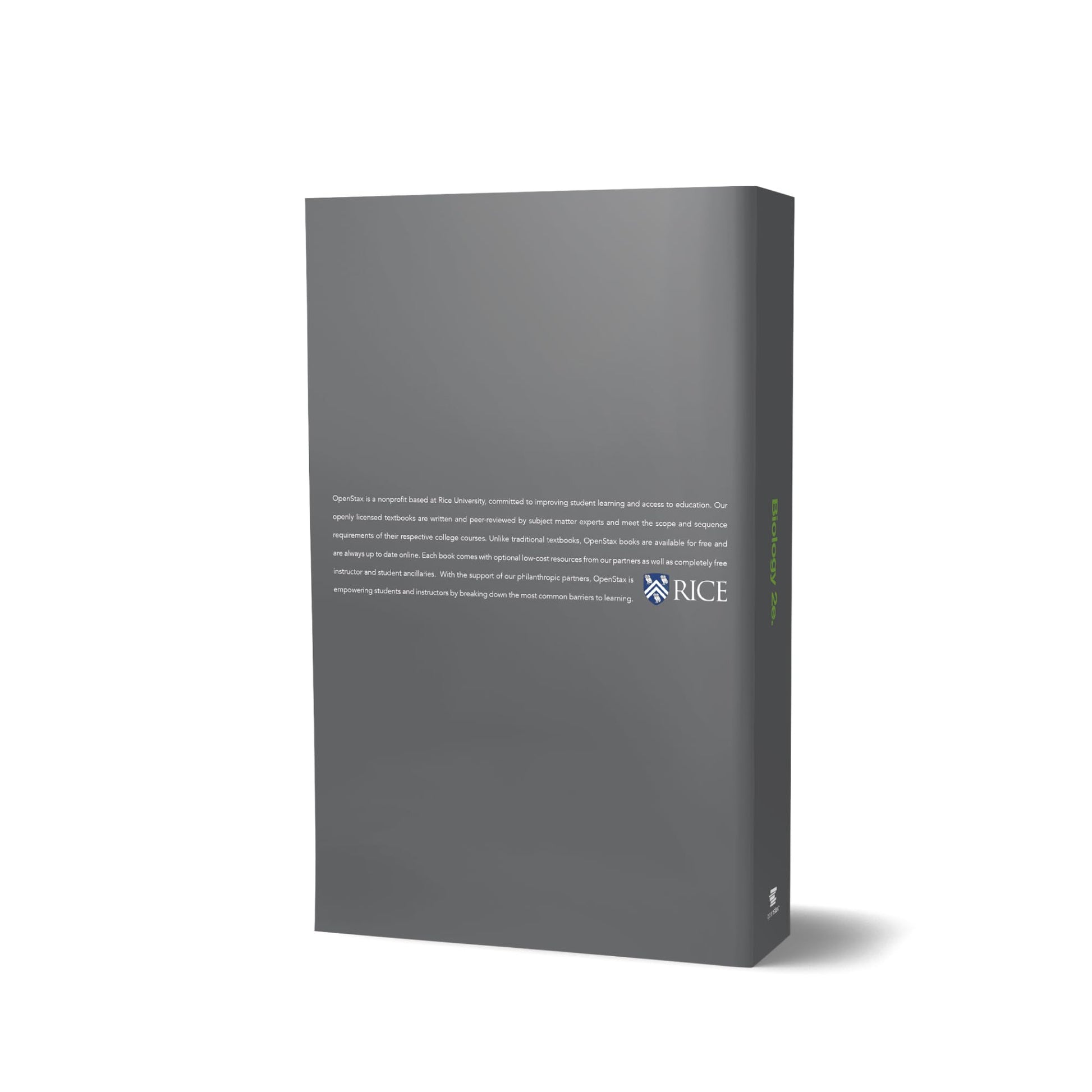 Biology 2e by OpenStax (paperback version, B&W)