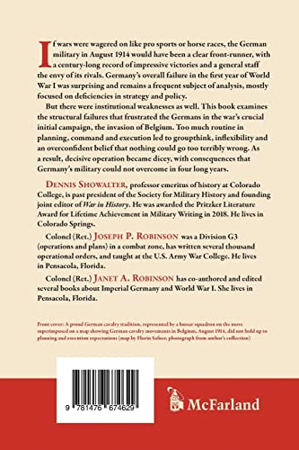 The German Failure in Belgium, August 1914: How Faulty Reconnaissance Exposed the Weakness of the Schlieffen Plan