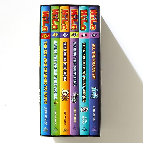 Hilo: The Great Big Box (Books 1-6): (A Graphic Novel Boxed