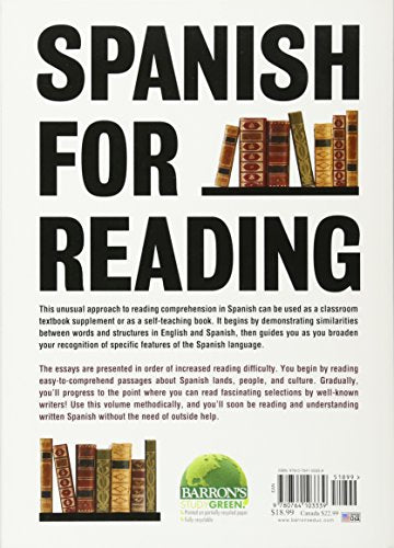 Spanish for Reading: A Self-Instructional Course (Barron's Foreign Language Guides)