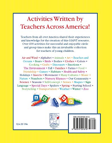 The GIANT Encyclopedia of Circle Time and Group Activities for Children 3 to 6: Over 600 Favorite Circle Time Activities Created by Teachers for Teachers (The GIANT Series)