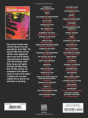 The Giant Book of Classic Rock Sheet Music: Easy Piano