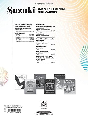 Suzuki Harp School, Vol 2: Harp Part