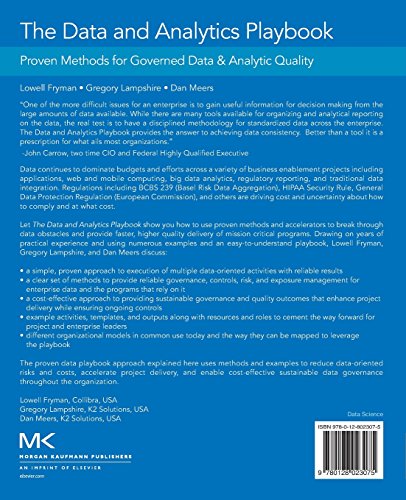 The Data and Analytics Playbook: Proven Methods for Governed Data and Analytic Quality