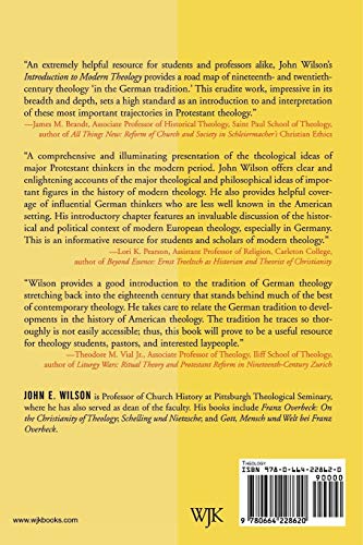 Introduction to Modern Theology: Trajectories in the German Tradition