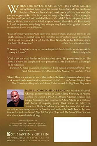 Perfect Peace: A Novel — back cover