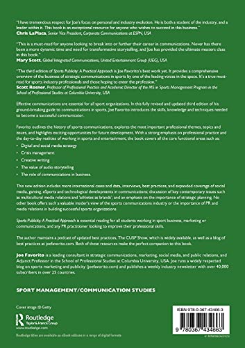 Sports Publicity: A Practical Approach