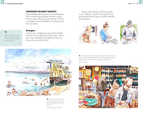 Urban Sketching Handbook Drawing Expressive People: Essential Tips & Techniques for Capturing People on Location (Urban Sketching Handbooks, 12) (Volume 12)