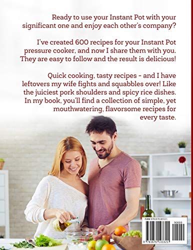 Instant Pot For Two Cookbook: 600 Quick & Easy Instant Pot Recipes (pressure cooker recipes)